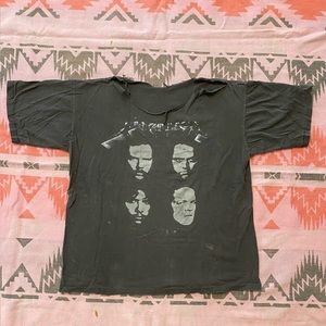 Vintage Metallica tour tee shirt